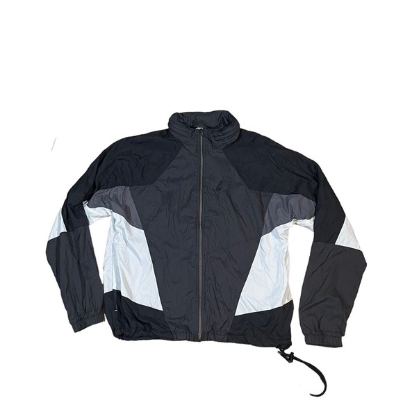 Nike Sportswear Hooded Woven Men's Jacket Anthracite Black Size S  Ar1869-060 - Picture 7 of 11